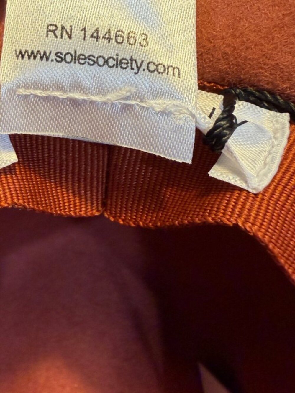Sole Society 100% Wool Rancher Hat Terracotta Wide Brim Western Boho NWT - Picture 11 of 11